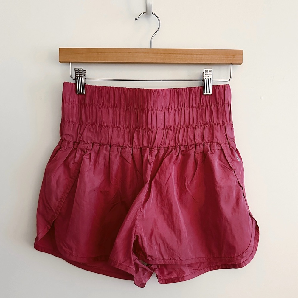 Free People The Way Home Shorts - Fuchsia Pink, Medium